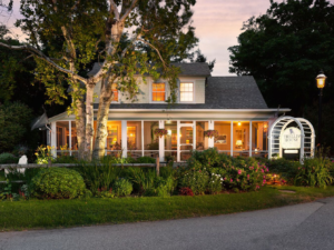 Trellis House in Twilight